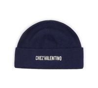 Valentino Garavani - Chez Valentino Beanie - Accessories - Hombre - Azul - ONE SIZE -