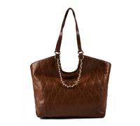 Valentino Crystelle Bolsa de compras 39 cm marrón