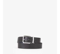 Valentino Cuero cinturón Marnier Pin Buckle Belt W115 Nero/Blu negro azul marino recortable reversible