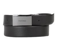 Valentino Cuero cinturón Premium Plaque Buckle Belt W115 Nero negro recortable reversible