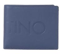 VALENTINO Cuero Estuche de Tarjetas Mason Card Holder BLU Azul Marino