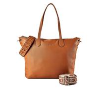 Valentino Dea Re Bolsa de compras 36 cm marrón