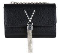 Valentino Divina Borsa De Lujo Pochette Bandolera Para Mujer En Negro Plata