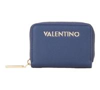 VALENTINO Estuche de Tarjetas FAE Re Zip Around Card Case BLU Azul Marino