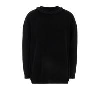 Valentino Garavani - Black Wool Sweater - Knitwear - Mujer - Negro - S -