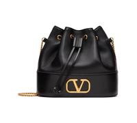 Valentino Garavani - Bolso Mini Cubo con Firma VLogo - Bags - Mujer - Negro - ONE SIZE -