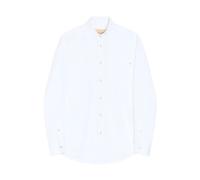 Valentino Garavani - Camisa Oxford de Algodón con VGold - Shirts - Hombre - Blanco - L -