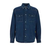 Valentino Garavani - Camisa Vaquera VLogo - Shirts - Hombre - Azul - M -