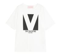 Valentino Garavani - Camiseta Chez Valentino - Tops - Mujer - Blanco - L -