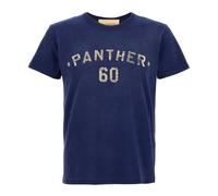 Valentino Garavani - Camiseta de algodón con estampado y parche Chez Valentino - Tops - Hombre - Azul - M -