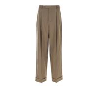 Valentino Garavani - Cappuccino Wool Pant - Trousers - Hombre - Beige - M -