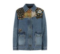 Valentino Garavani - Chaqueta Acolchada de Denim - Jackets - Mujer - Azul - S -