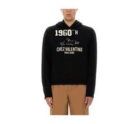Valentino Garavani - Chez Valentino Hoodie - Sweatshirts & Hoodies - Hombre - Negro - L -
