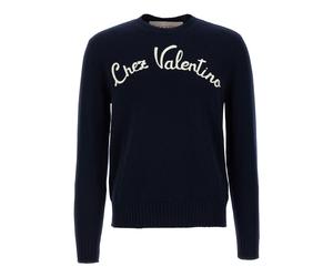 Valentino Garavani - Chez Valentino Sweater - Knitwear - Hombre - Azul - M -