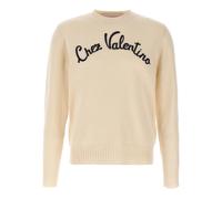 Valentino Garavani - Chez Valentino Sweater - Knitwear - Hombre - Beige - XL -