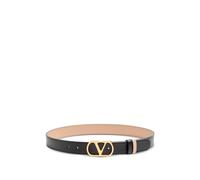 Valentino Garavani - Cintura VLogo Signature Reversible - Accessories - Mujer - Negro - 80 CM -