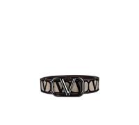 Valentino Garavani - Cinturón de Lona con Monograma - Accessories - Hombre - Beige - 90 CM -