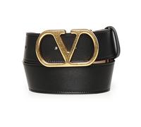 Valentino Garavani - Cinturón Reversible de Cuero VLogo 40 - Accessories - Mujer - Negro - 75 CM -