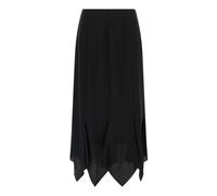 Valentino Garavani - Falda Midi de Crepé de China - Skirts - Mujer - Negro - XS -