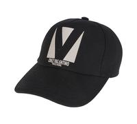 Valentino Garavani- Gorra de Algodón Negra con Logo Bordado- Accessories- Hombre- Negro- 58 CM- Gorra de Algodón Negra con Logo Bordado