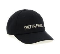 Valentino Garavani- Gorra de Béisbol de Algodón con Logo- Accessories- Hombre- Negro- 59 CM- Gorra de Béisbol de Algodón con Logo