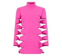 Valentino Garavani - Mini Vestido Fucsia con Detalles Recortados - Dresses - Mujer - Rosa - S -