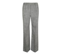 Valentino Garavani - Pantalones Wool Mouliné - Trousers - Mujer - Gris - S -
