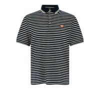 Valentino Garavani - Polo de Piqué de Algodón a Rayas con VLogo - Tops - Hombre - Azul - M -