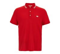 Valentino Garavani - Polo de piqué de algodón con bordado VLogo - Tops - Hombre - Rojo - M -