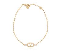 Valentino Garavani - Pulsera de cadena VLogo - Accessories - Mujer - Amarillo - M -