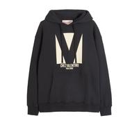 Valentino Garavani - Sudadera con Capucha Negra Estilo Casual - Sweatshirts & Hoodies - Hombre - Negro - L -