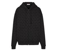Valentino Garavani - Sudadera con Cremallera y Estampado de Logo - Sweatshirts & Hoodies - Hombre - Negro - M -