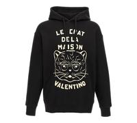 Valentino Garavani - Sudadera de algodón con parche Le Chat De La Maison - Sweatshirts & Hoodies - Hombre - Negro - M -