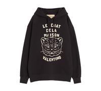 Valentino Garavani - Sudadera Holgada con Capucha - Sweatshirts & Hoodies - Hombre - Negro - S -