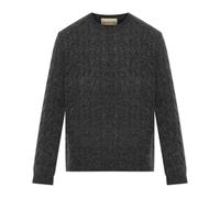 Valentino Garavani - Suéter de Lana con Punto Decorativo - Knitwear - Mujer - Gris - M -