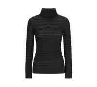 Valentino Garavani - Suéter de Punto Suave con Mezcla de Lana - Knitwear - Mujer - Negro - L -