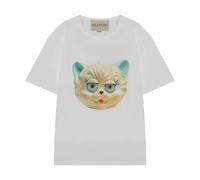 Valentino Garavani - T-shirt Le Chat de la Maison - Tops - Hombre - Beige - M -