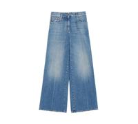 Valentino Garavani - Vaqueros de pierna ancha de talle alto - Jeans - Mujer - Azul - W24 -