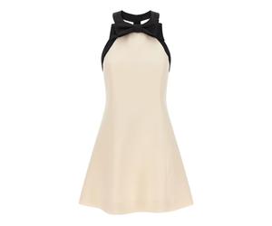 Valentino Garavani - Vestido Mini Crepe Couture - Dresses - Mujer - Multicolor - S -