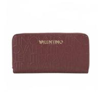 Valentino Monedero Donna Zip Around Wallet Bordeaux Burdeos