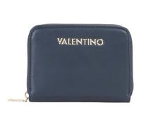Valentino Monedero Clio Re Zip Around Wallet BLU Azul Marino