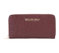 Valentino Monedero Donna Zip Around Wallet Bordeaux Burdeos