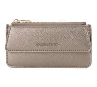 Valentino Monedero Farn Zip Around Wallet Gun Metal marrón Topo
