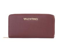 Valentino Monedero Leo Zip Around Wallet Bord/Multicolor Rojo Oscuro