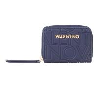 Valentino Monedero Pansy Zip Around Wallet BLU Azul Marino