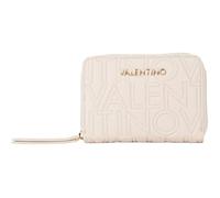 Valentino Monedero Pansy Zip Around Wallet Ecru Beige