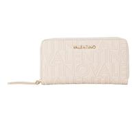 Valentino Monedero Pansy Zip Around Wallet Ecru Crema