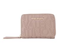 Valentino Monedero Pansy Zip Around Wallet Taupe marrón Topo