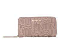 Valentino Monedero Pansy Zip Around Wallet Taupe marrón Topo