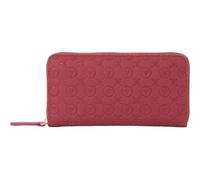 Valentino Monedero Samba Re Zip Around Wallet Rosso Scuro Burdeos